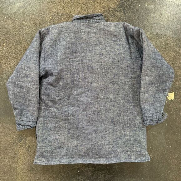 S.Wm Casual Men’s Quilted Lined Cotton Blend Button Up Jacket Size Large - Picture 6 of 11